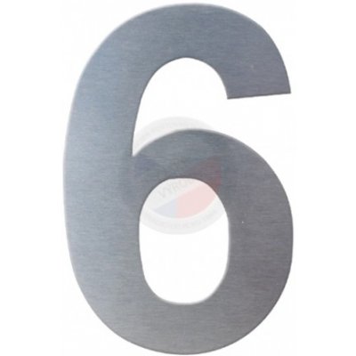 DOLS DLS-C-6 - nerezová číslice 6, číslo na dům, výška 150 mm – Hledejceny.cz