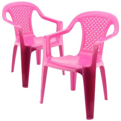 Progarden Sada 2 židličky růžová