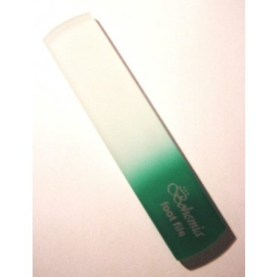 Bohemia Crystal škrabka na paty dvojí hrubost -160 mm zelená