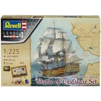 Revell Gift-Set loď 05767 Battle of Trafalgar 1:225