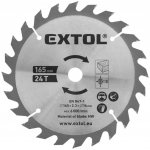 EXTOL PREMIUM kotouč pilový s SK plátky 165x1,4x16mm 24T – Hledejceny.cz
