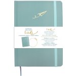 Notes Luxi tečky A5 lamino starorůžová – Zboží Dáma