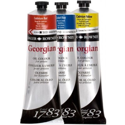 Olejová barva Daler-Rowney Georgian 75 ml Coeruleum Hue – Hledejceny.cz