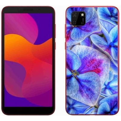 Pouzdro mmCase Gelové Honor 9S - modré květy 1 – Zboží Mobilmania