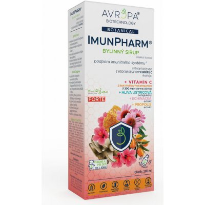 Avropa ImunPharm bylinný sirup 200 ml – Hledejceny.cz