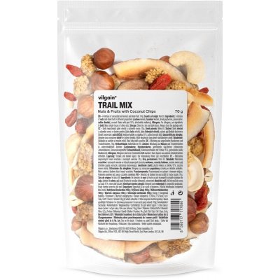 Vilgain Trail Mix kokos 70 g – Sleviste.cz