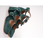 ALMA EN PENA Dámské lodičky zelené semišové – Zboží Dáma