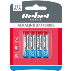 REBEL Alkaline Power AAA 4ks BAT0060B