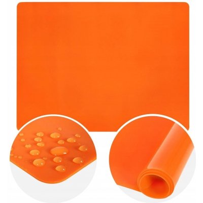 VÁL SILIKON 60X50X0,08 CM ORANŽOVÁ - Orion – Zboží Dáma