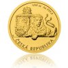 Česká mincovna 2018 Zlatá mince Český lev stand 1/25 oz