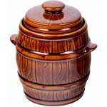 DURAmat Keramický soudek s poklicí,- farmařský 5l – Zboží Dáma