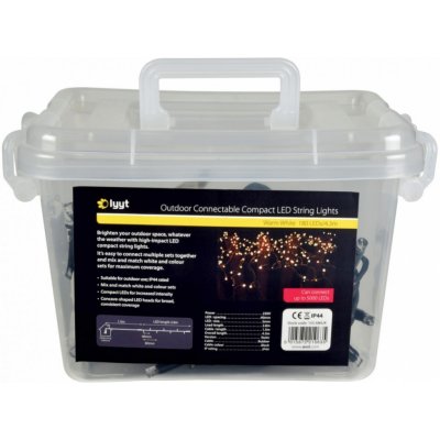 Lyyt 180-COMP-WW Venkovní girlandové LED světelné řetězy – Sleviste.cz
