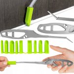 Stěrka na silikon Stelstore 9 nástavců plastová ergonomická – Hledejceny.cz