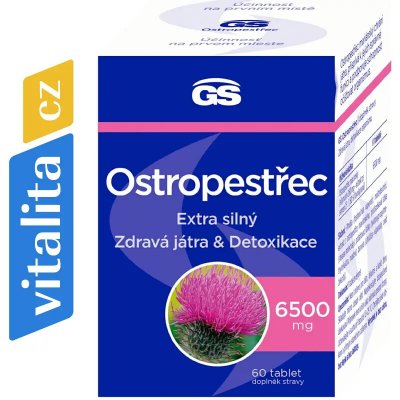 GS Ostropestřec 6500 mg 2 x 60 tablet – Hledejceny.cz