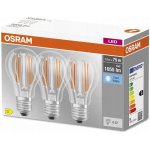 Osram 3x E27 7,5W LED žárovka = 75W 4000K FILAMENT – Zboží Živě