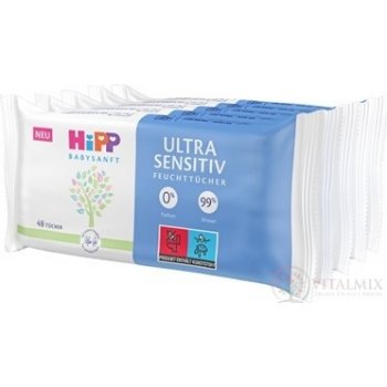 HiPP BABYSANFT Čistící vlhčené ubrousky Ultra sensitive 5 x 48 ks 240 ks