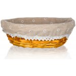 Banquet košík DAISY kulatý 25x8cm proutěný – Hledejceny.cz