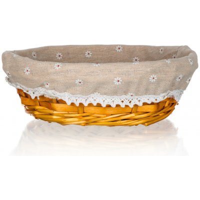 Banquet košík DAISY kulatý 25x8cm proutěný – Hledejceny.cz