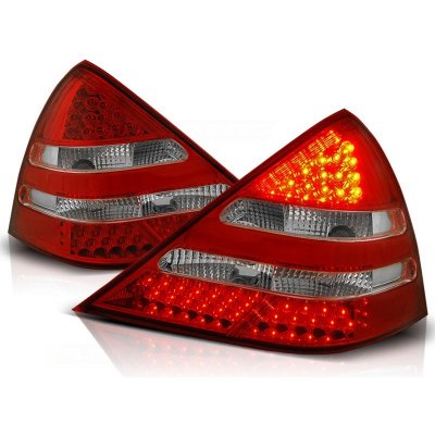 ZADNÍ SVĚTLA, LAMPY LED MERCEDES R170 SLK, 1996-2004, ČIRÉ, ČERVENÉ – Hledejceny.cz