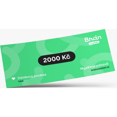 Dárková elektronická poukázka 2000 Kč – Zboží Dáma
