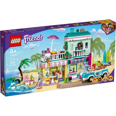 LEGO® Friends 41693 Surfařský dům na pláži – Zboží Mobilmania