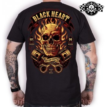 Pánské triko Black Heart HELL BOY Černá