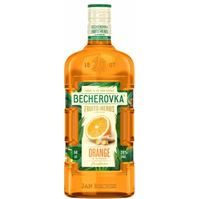 Becherovka Orange & Ginger 20% 1 l (holá láhev) – Hledejceny.cz