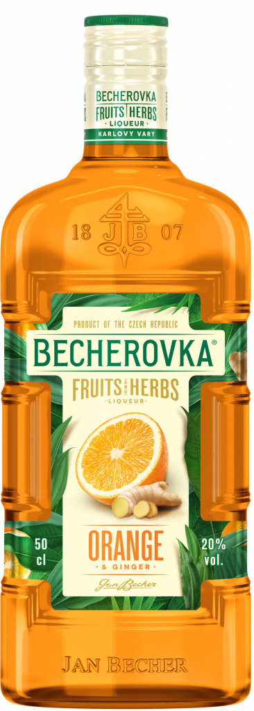 Becherovka Orange & Ginger 20% 1 l (holá láhev)