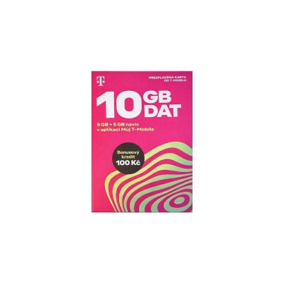 Twist SIM předplacená karta 10GB (5GB + 5GB ZDARMA) + 100 Kč kredit – Hledejceny.cz