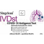 Hangzhou Singclean COVID-19 Test Kit Colloidal Gold Method Nasal Swab 20 ks – Zboží Mobilmania