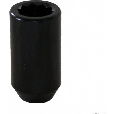 Speciální úzké matice na alu kola M12x1,5 černá, s vnitřní hvězdicí, kužel | Zboží Auto