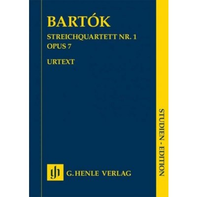 Béla Bartók String Quartet No. 1 Op. 7 noty pro smyčcový kvartet partitura – Hledejceny.cz