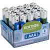 Baterie primární EXTOL ENERGY AAA 20ks 42002