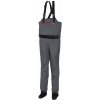 Rybářská obuv DAM Prsačky Rybářské brodící kalhoty Comfortzone Breathable Chest Wader Stockingfoot Grey/Black