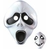 Dětský karnevalový kostým Widmann černobílá maska duch plastová