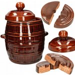 kameninový sud 5l kámen na nakládání kysaného zelí – Zboží Mobilmania