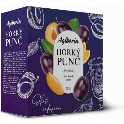 Agiberia Horký punč švestka 25x20g – Zboží Dáma