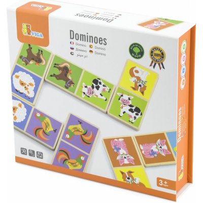 Dřevěné domino Domácí zvířata – Zboží Mobilmania