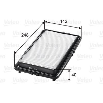 Vzduchový filtr VALEO 585261 – Hledejceny.cz