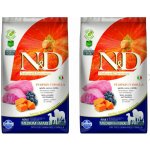 N&D Pumpkin Dog Adult Medium & Maxi Grain Free Lamb & Blueberry 2 x 12 kg – Hledejceny.cz