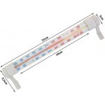 Teploměr venkovní okenní s úchyty, 21cm | Zboží Auto