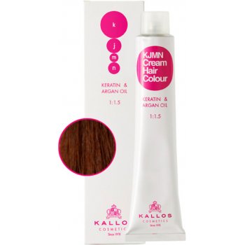 Kallos KJMN s keratinem a arganovým olejem 6.53 Chocolate Cream Hair Colour 1:1.5 100 ml
