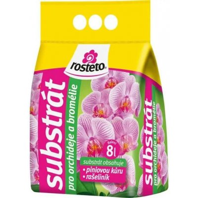 Rosteto substrát pro orchideje a bromélie 8 litrů – Hledejceny.cz