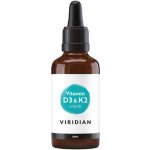 Viridian nutrition Vitamin D3 and K2 liquid 50 ml – Hledejceny.cz