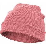 Flexfit Silná ohrnovací beanie z husté pleteniny korálová – Hledejceny.cz