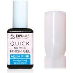 Expa-nails quick finish gel aqua pink bezvýpotkový lesk 11 ml – Sleviste.cz