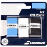 Babolat My Overgrip 3ks Black/Blue/White – Zboží Mobilmania