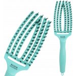 Olivia Garden Fingerbrush Medium Blue Lagoon Profesionální kartáč s kančími štětinami FB1PC-BL – Zboží Dáma