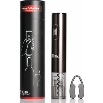 BEZDOTEKU Elektrická vývrtka na víno černá GUN – Zboží Mobilmania