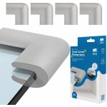 SIPO Ochrana rohů pěnová šedá 4 ks ve tvaru U – Zboží Mobilmania